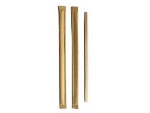 Rørepind Enkeltpakket H190mm Træ Brun,20 ps x 500 stk/krt