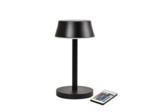 Lampe LED Nour Midi Ø10xH20cm Med Fjernbetjening Sort,stk