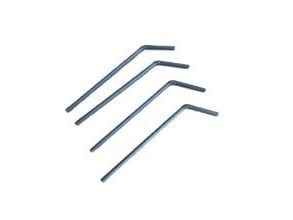 Sugerør Ø6 x 240 mm med knæk Sort,250 stk/ps - (250 stk.)
