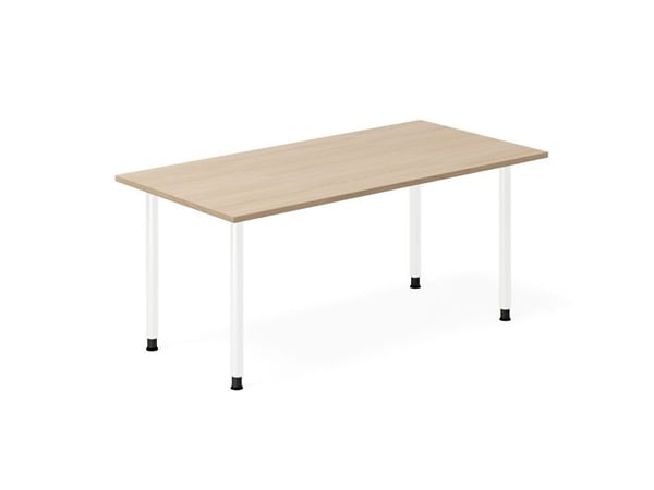 Skrivebord DNA, Eg 1800x800mm I-ben/Alugrå