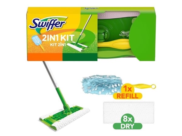 Kit 2In1 Floor And Dust Broom Swiffer