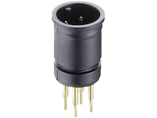 Lumberg 11609-1 Anturi-/toimilaitepaneelin liitin M12 uros suora napojen lukumäärä 4 1 kpl - 4-nastainen - 250 V (11609-1)