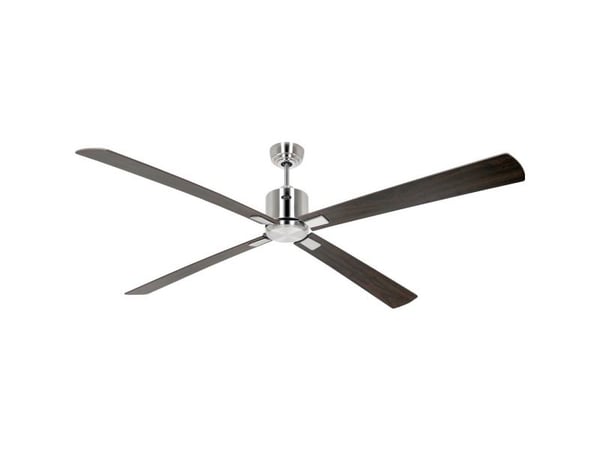 CasaFan ECO NEO III 180-4 BN-NB/KI WiFi takvifte 28 W (Ø x H) 180 cm x 360 mm krom (børstet) med fjernkontroll, timer