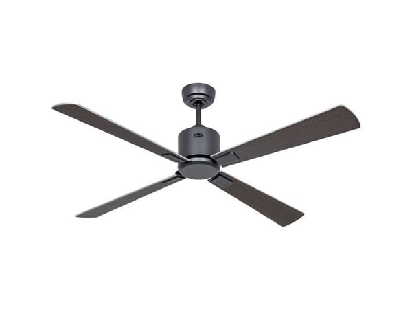 CasaFan ECO NEO III 132 BG-WN/SI WiFi loftvifte 27 W (Ø x H) 132 cm x 360 mm basaltgrå/sølv med fjernkontroll, timer, vinterdrift