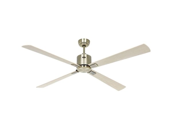 CasaFan ECO NEO III 152 MA-AH/BU WiFi vifte, lønn/bøk, 27 W, Ø/H 152 x 360 mm, antikk messing, fjernkontroll, timer, vinterdrift