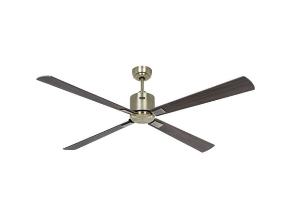 CasaFan ECO NEO III 152 MA-NB/KI WiFi loftvifte 27 W (Ø x H) 152 x 360 mm messing antikk/kirsebær med fjernkontroll og timer