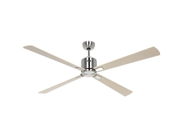 CasaFan ECO NEO III 152 BN-AH/BU WiFi vifteblad takvifte, 27 W, krom (børstet), 152 cm x 360 mm, med fjernkontroll