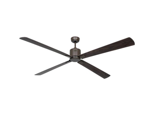 CasaFan ECO NEO III 180-4 BZ-NB/KI loftvifte WiFi valnøtt/kirsebær 28 W (Ø x H) 180 cm x 360 mm bronse med fjernkontroll, timer, vintermodus