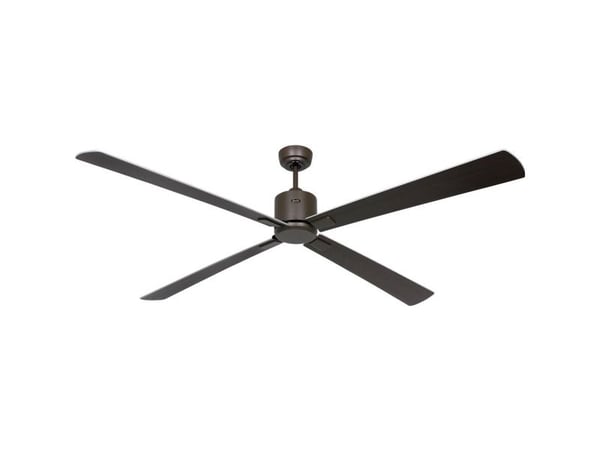 CasaFan ECO NEO III 180-4 BZ-WN/SI WiFi loftvifte fløyel wenge/sølv 28 W (Ø x H) 180 cm x 360 mm bronse med fjernkontroll, timer, vinterdrift