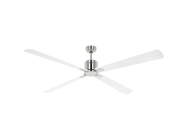 CasaFan ECO NEO III 180-4 BN-WE/LG WiFi loftvifte 28 W (Ø x H) 180 cm x 360 mm krom (børstet) med fjernkontroll timer
