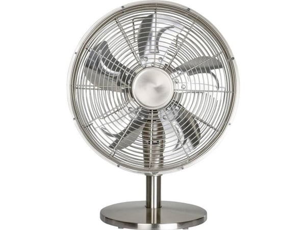 CasaFan Airos Eco Classic TV-bordvifte 18 W (Ø×H) 35 cm x 450 mm krom (børstet) timer CasaFan Airos Eco Classic TV-bordvifte 18 W (Ø×H) 35 cm x 450 mm krom (børstet) timer