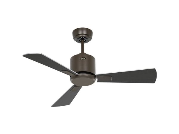 CasaFan ECO NEO III 92 BZ-WN/SI WiFi vifte vifteblad valnøtt/sølv loftvifte 12 W (Ø x H) 92 cm x 360 mm bronse med fjernkontroll, timer, vinterdrif...