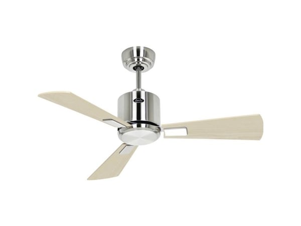 CasaFan ECO NEO III 92 BN-AH/BU WiFi loftvifte 12 W (Ø x H) 92 cm x 360 mm krom (børstet) med fjernkontroll