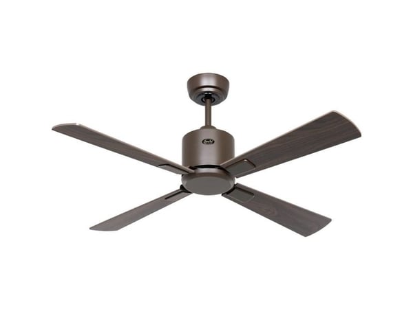 CasaFan ECO NEO III 103 BZ-NB/KI WiFi loftvifte, valnøtt/kirsebær, 16 W (Ø x H) 103 cm x 360 mm, bronse med fjernkontroll, timer, vintermodus