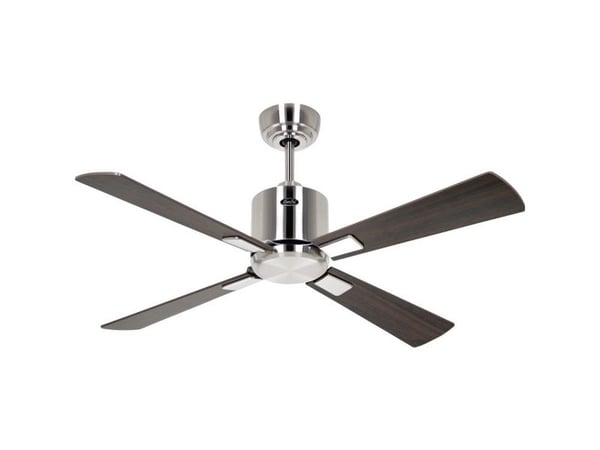 CasaFan ECO NEO III 103 BN-NB/KI WiFi loftvifte 16 W (Ø x H) 103 cm x 360 mm krom (børstet) med fjernkontroll, timer