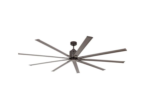 CasaFan BIG SMOOTH ECO 220 BZ-BZ loftsvifte i bronse 35 W (Ø x H) 224 cm x 460 mm - med fjernkontroll, timer, vinterdrift