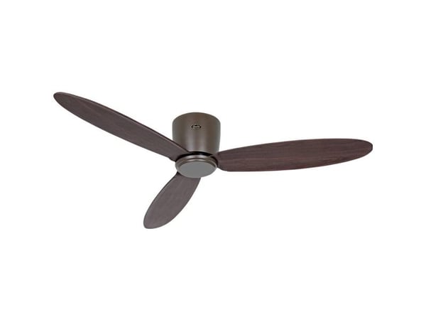 CasaFan ECO PLANO II 132 BZ-NB WiFi viftefløyel nøttetre 28 W (Ø x H) 132 cm x 160 mm bronse med fjernkontroll