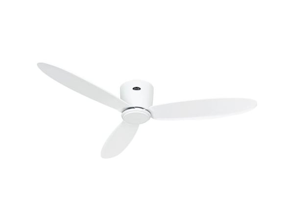 CasaFan ECO PLANO II 132 WE-WE WiFi takvifte 28 W (Ø x H) 132 x 160 mm hvit m. fjernkontroll, timer, vinterdrift, app-styring