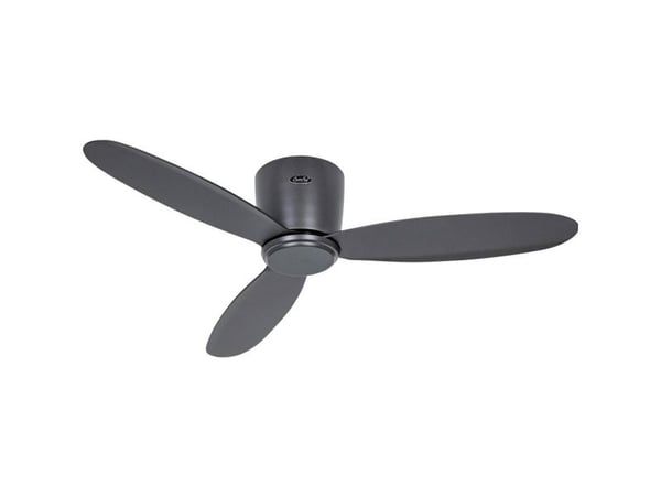 CasaFan ECO PLANO II 112 BG-BG WiFi takvifte 13 W basaltgrå (Ø x H) 112 cm x 160 mm basaltgrå med fjernkontroll, timer, vinterdrift