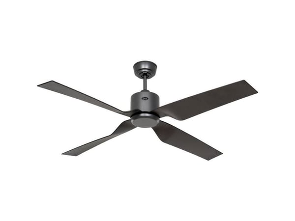 CasaFan ECO VENTOS IP44 132 BG-BG WiFi loftvifte 26 W (Ø x H) 132 x 435 mm basaltgrå, fjernkontroll, timer, vinterdrift