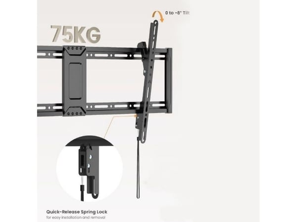 Equip 650361, 2,41 m (95"), 200 x 200 mm, 800 x 400 mm, 0 - 8°, Akrylonitril-butadien-styren (ABS), Rustfritt stål, Sort