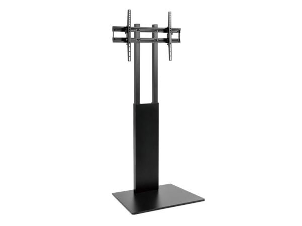Equip 650615, 190,5 cm (75"), 200 x 200 mm, 600 x 400 mm, -10 - 7°, Plast, Rustfritt stål, Sort