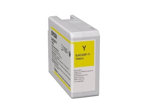 Epson SJIC55(Y), Keltainen, 1 kpl, Kertapakkaus