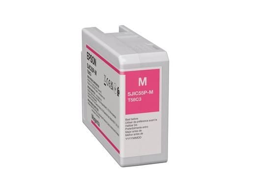 Epson SJIC55(M), Magenta, 1 kpl, Kertapakkaus