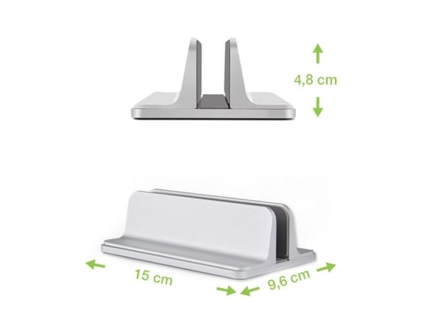 Techly ICA-TBL 010, PC-stativ, Sølv, Aluminium, 43,2 cm (17"), 96 mm, 150 mm
