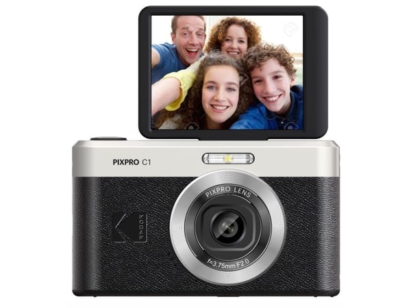 Kodak PIXPRO C1, 13 MP, 4160 x 3120 pikseliä, 1/3", CMOS, Full HD, musta