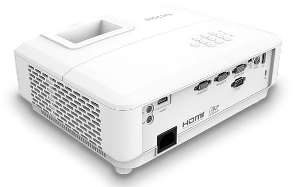 Philips ProPix PRX650 - DLP-projektor - UHP - portabel - 3D - 4000 ANSI-lumen - WXGA (1280 x 800) - 16:10
