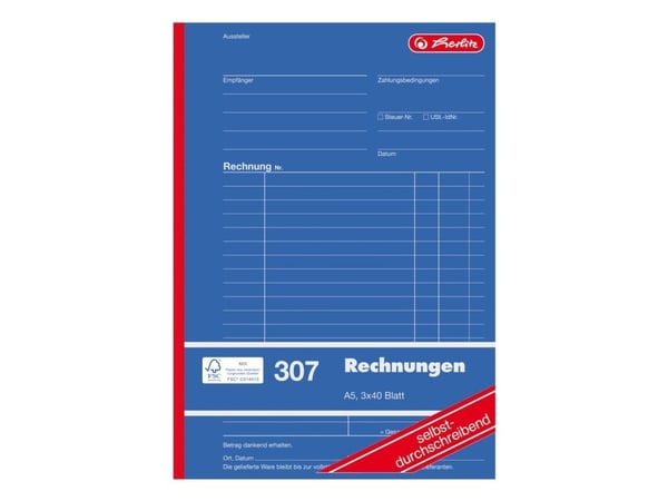 Herlitz 888545, Flerfarvet, A5, 120 Sider, Tyskland, Forest Stewardship Council (FSC) Mix, 1 stk