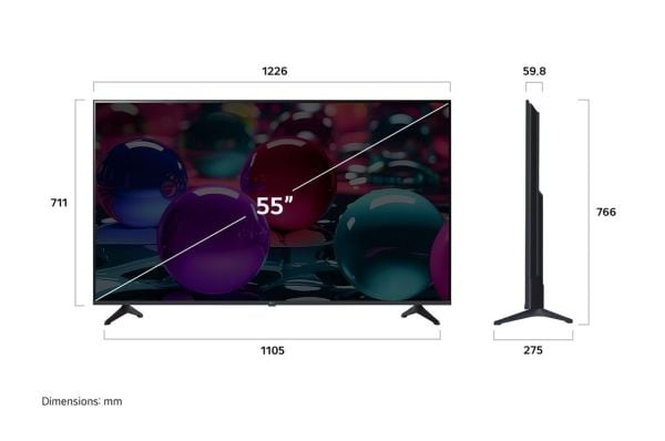 LG 55UA73003LA | 55 | Smart TV | webOS 25 | UHD