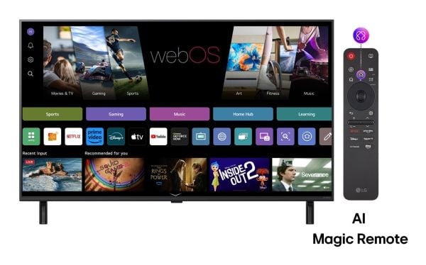 LG 75QNED80A3A - 75" Diagonalklasse QNED80 Series LED-bakgrunnsbelyst LCD TV - QNED AI - Smart TV - webOS - 4K UHD (2160p) 3840 x 2160 - HDR - Edge...