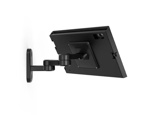 Compulocks Apex - Monteringssett (hus, svingarm) - for nettbrett - låsbar - metallramme - svart - veggmonterbar, skranketopp, flat overflatemonterb...