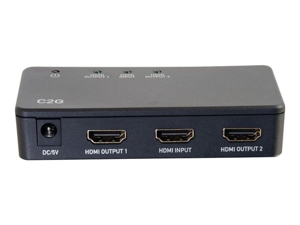 C2G 2-Port 4K HDMI Splitter - Video/lyd-splitter - 2 x HDMI - stasjonær