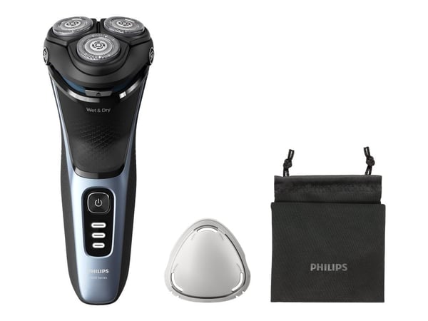 Philips 3000 Series S3243 - Barbermaskin - trådløs - stormblå