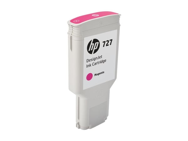 HP 727 - 300 ml - høykapasitets - magenta - original - DesignJet - blekkpatron - for DesignJet T1500, T1530, T2500, T2530, T920, T930