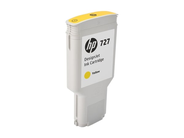 HP 727 - 300 ml - høykapasitets - gul - original - DesignJet - blekkpatron - for DesignJet T1500, T1530, T2500, T2530, T920, T930
