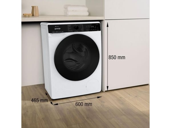 Gorenje G600 WPNA84SATSWIFI, Frontmatet, 8 kg, B, 76 dB, 1400 RPM, A