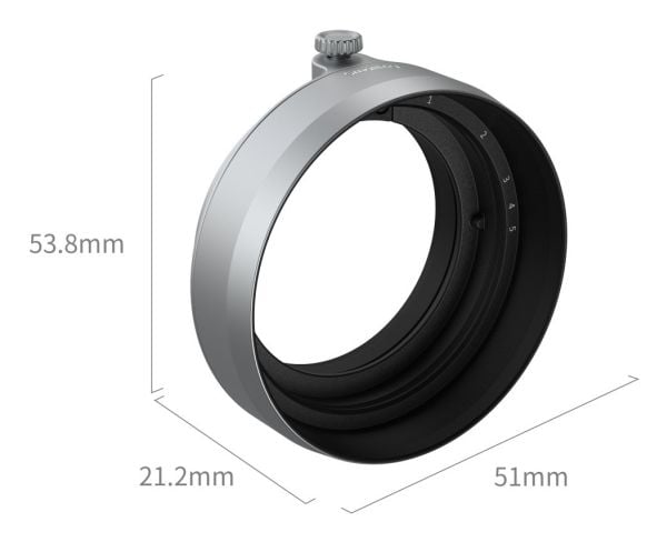SmallRig 5393, Fujifilm X, Fujifilm X, Sølv, Aluminium, Glas, FUJIFILM X half, 25 g