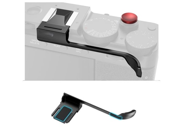 SmallRig 5452, tommelgrep for digitalkamera, Fujifilm, X-E5, svart, aluminium, silikon, 70,7 mm