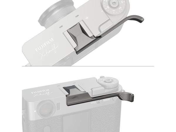 SmallRig 5333, Digitalkamera, tommelgrep, Fujifilm, X half, Sølv, Aluminium, Silikon, 68,2 mm