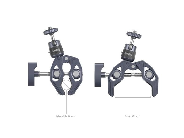 SmallRig 4102B, Digitalt kamera, Sort, Aluminium, Rustfritt stål, 1/4", 6,5 cm, 6 cm