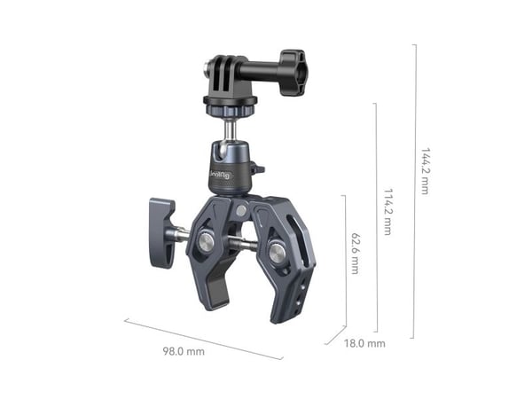 SmallRig 4102B, Digitalt kamera, Sort, Aluminium, Rustfritt stål, 1/4", 6,5 cm, 6 cm