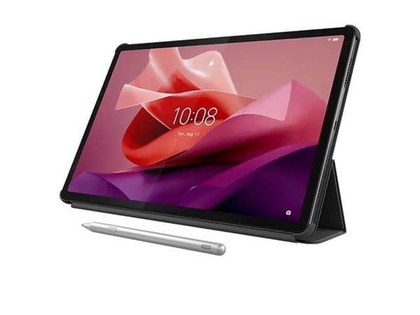 Lenovo - Lommebok for nettbrett - polyuretan - stormgrå - for Tab P12 ZACH, ZACL, ZG38