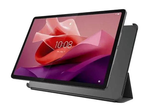 Lenovo - Lommebok for nettbrett - polyuretan - stormgrå - for Tab P12 ZACH, ZACL, ZG38
