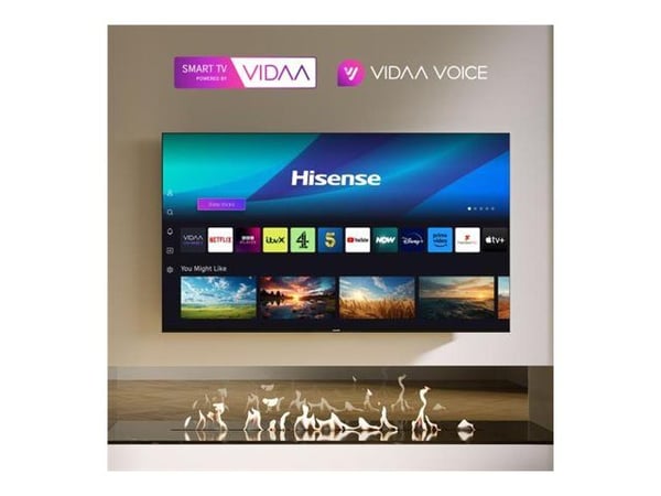 Hisense 55A6N - 55" Diagonalklasse A6N Series LED-bakgrunnsbelyst LCD TV - Smart TV - VIDAA - 4K UHD (2160p) 3840 x 2160 - HDR - Direct LED - svart