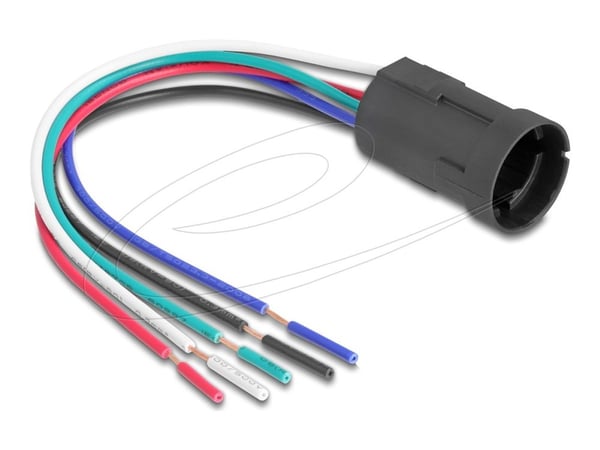 DeLOCK 90792, Pinniliitin, Suora, 230 V, 3 A, musta, Muovi