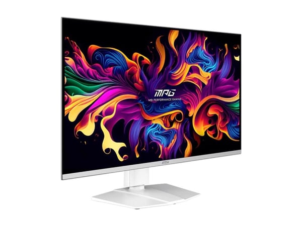 MSI MPG 321URXWDE QD-OLED, spillskjerm - (80 cm (31,5 tommer) UltraHD/4K, QD-OLED, Adaptive-Sync, USB-C, 240Hz panel) hvit [Energiklasse G] (9S6-3D...